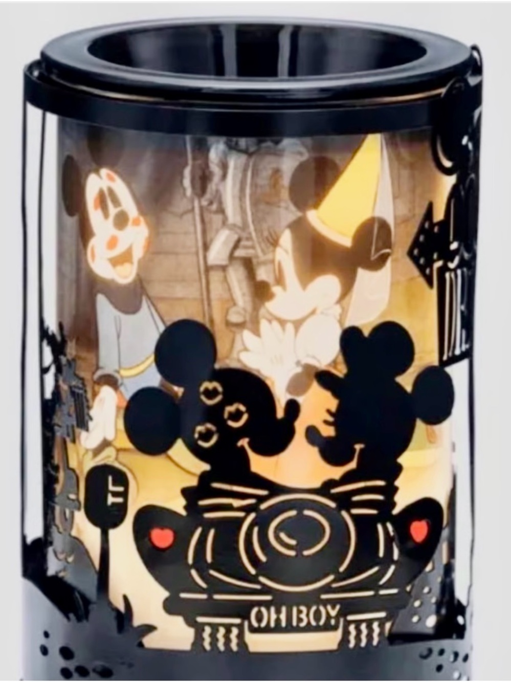 Scentsy Black and Yellow Mickey & Friends Decorative Wax Warmer